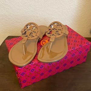 Tory Burch Tan Miller Sandals - Like New!